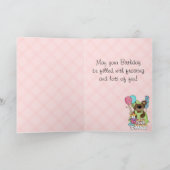 Niedlicher Bär zum Geburtstag Karte (Innenseite)