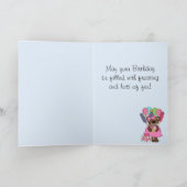 Niedlicher Bär zum Geburtstag Karte (Innenseite)