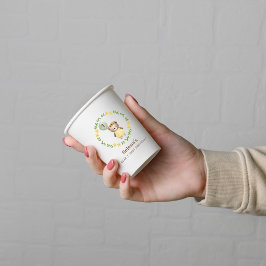 Niedlicher Bär zum Geburtstag Pappbecher