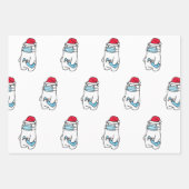 NIEDLICHER BÄREN MIT PAPIERFLACHEN GESCHENKPAPIER SET (Vorderseite 3)