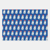 NIEDLICHER BÄREN MIT PAPIERFLACHEN GESCHENKPAPIER SET (Vorderseite 2)