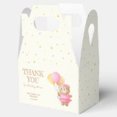 Niedlicher Bärenbalon Geburtstag Geschenkschachtel (Geöffnet)