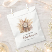 Niedlicher Bärenbraun, tropische Palme Geschenktütchen (Ausgeschnitten)