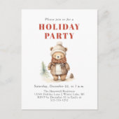 Niedlicher Bärenfest Einladung (Vorderseite)