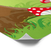 Niedlicher Bärenhonig Poster (Ecke)