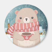 Niedlicher Bärenmagnet Magnet (Vorne)