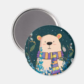 Niedlicher Bärenmagnet Magnet (Vorderseite/Rückseite)