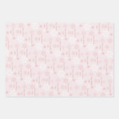 Niedlicher Bärenname Weihnachtswrapping Paper Shee Geschenkpapier Set (Vorderseite 2)