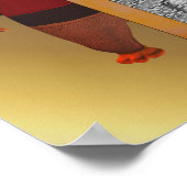 Niedlicher Bärenrahmen erstellen Sie Ihr eigenes F Poster (Ecke)