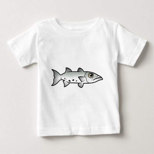 Niedlicher Barracuda Baby T-shirt (Vorderseite)