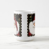 Niedlicher Bart Weihnachtsfeiertag Tasse (Mittel)