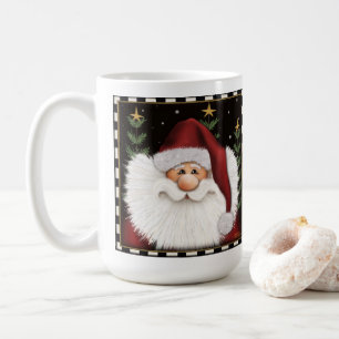 Niedlicher Bart Weihnachtsfeiertag Tasse