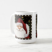 Niedlicher Bart Weihnachtsfeiertag Tasse (Vorderseite Links)