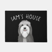 Niedlicher Bartbecher Cartoon Dog Personalisiert Fußmatte (Vorderseite)