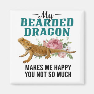 Niedlicher Bartdrache Magnet