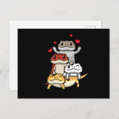 Niedlicher Bartdrache Pogona Postkarte (Vorne/Hinten)
