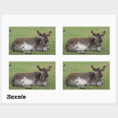 Niedlicher Bartschwanz Rechteckiger Aufkleber (Blatt)