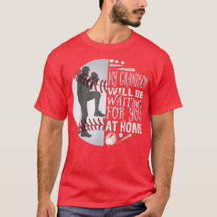 Niedlicher Baseball-Catcher Oma Opa Grandson Quo T-Shirt