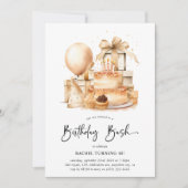 Niedlicher Bash für Erwachsene Einladung (Vorderseite)