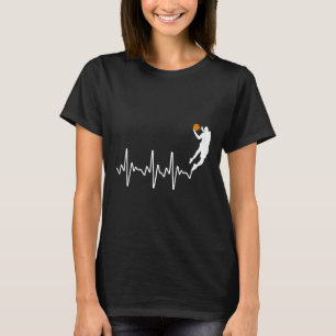 Niedlicher Basketball für Damen und Herren Trainer T-Shirt