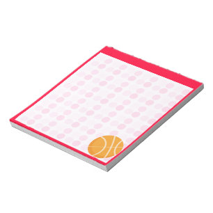 Niedlicher Basketball Notizblock