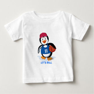 Niedlicher BasketballPenguin Baby T-shirt