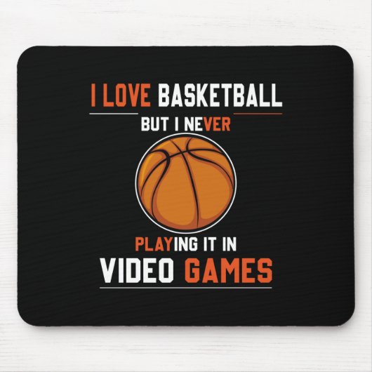 Niedlicher Basketballtrainer Mousepad (Vorne)