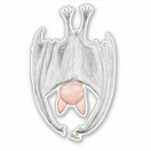 Niedlicher Bat Hammering a Nail Aufkleber (Vorderseite)