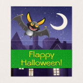 Niedlicher Bat Pub Schüler Klassenzimmer Kinder Ha (Innenseite Aufgefaltet)