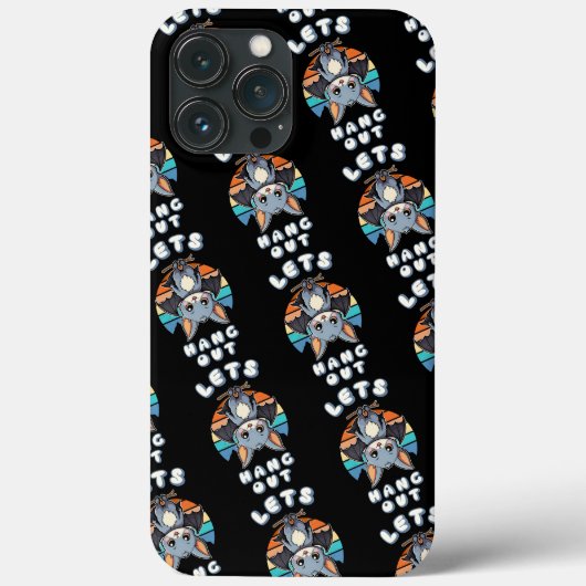 Niedlicher Battschlag und Retro Sunset | Lass uns Case-Mate iPhone Hülle (Rückseite)