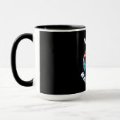 Niedlicher Battschlag und Retro Sunset | Lass uns Tasse (Links)