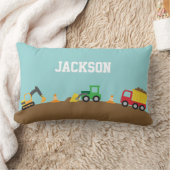 Niedlicher Bau-Fahrzeug-Jungen-Raum-Dekor Lendenkissen (Decke)