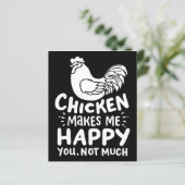 Niedlicher Bauer von Hühnern, sarkastisch| Geschen (Stehend Vorderseite)