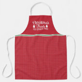 Niedlicher Bauernhof Frische Weihnachtsbaumen Urla Schürze (Vorderseite)