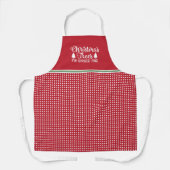 Niedlicher Bauernhof Frische Weihnachtsbaumen Urla Schürze (Vorderseite)