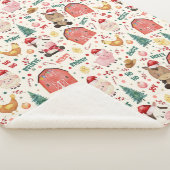 Niedlicher Bauernhof Weihnachtswasser Sherpadecke (3/4)