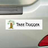 Niedlicher Baum Hugger Entwurf Autoaufkleber (Auf Auto)