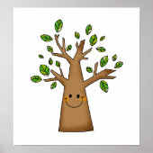 niedlicher Baum Poster (Vorne)