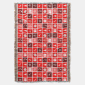 Niedlicher Baum-Rentier Decke (Vorderseite Vertikal)