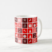 Niedlicher Baum-Rentier Kaffeetasse (VorderseiteRechts)