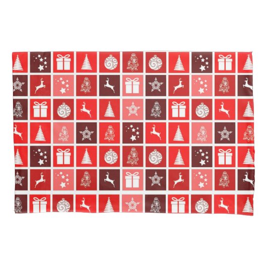 Niedlicher Baum-Rentier Kissenbezug (Vorderseite)