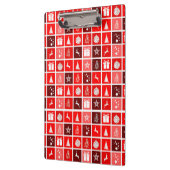 Niedlicher Baum-Rentier Klemmbrett (Links)