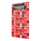 Niedlicher Baum-Rentier Mini Klemmbrett (Gewinkelt2)