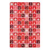 Niedlicher Baum-Rentier Mini Klemmbrett (Rückseite)