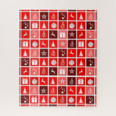 Niedlicher Baum-Rentier Puzzle (Vertikal)