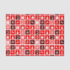 Niedlicher Baum-Rentier Seidenpapier