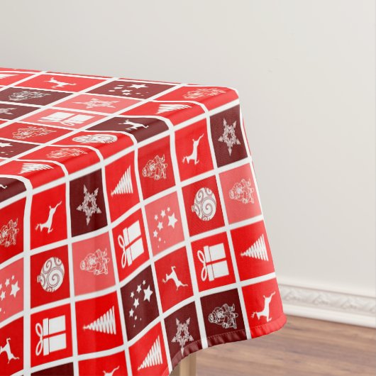 Niedlicher Baum-Rentier Tischdecke (Beispiel)