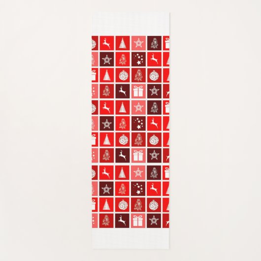 Niedlicher Baum-Rentier Yogamatte (Vorderseite)