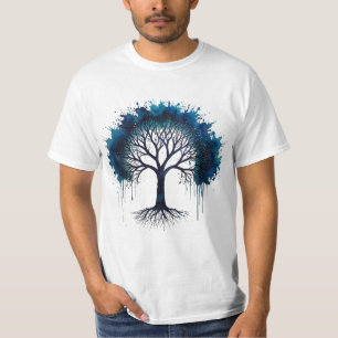 Niedlicher Baum Wasserfarbener T - Shirt