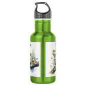 Niedlicher Baumfrosch, kundenspezifisch Edelstahlflasche (Rückseite)